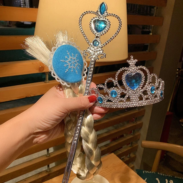 Эльза Принцесса Макияж игрушка для девочки комплект Дети Замороженные 2 заколки