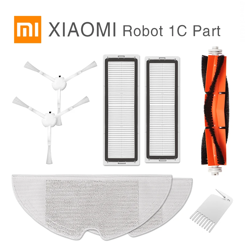 Новый робот пылесос XIAOMI MIJIA для подметания и мытья 1C оригинальные комплекты