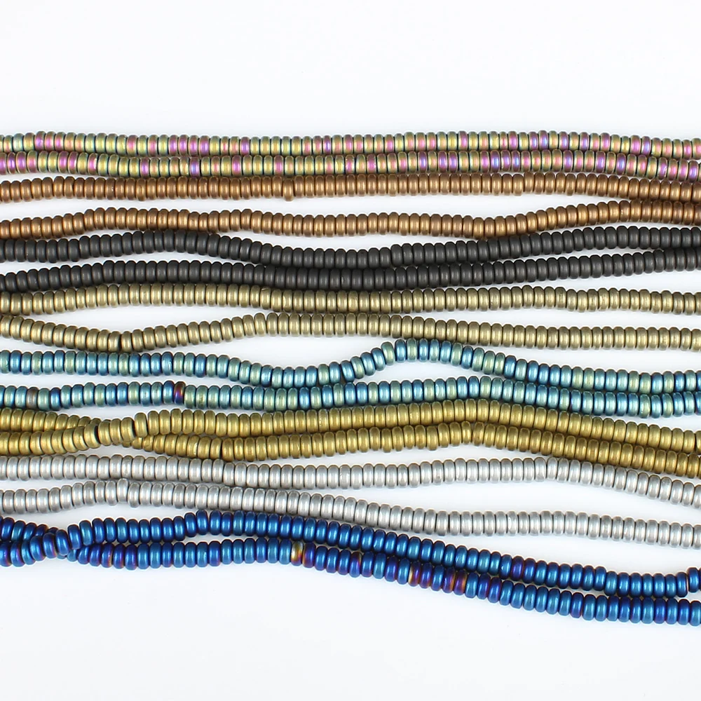 Бусины из гематита 4 х2 мм 16 дюймов | Украшения и аксессуары