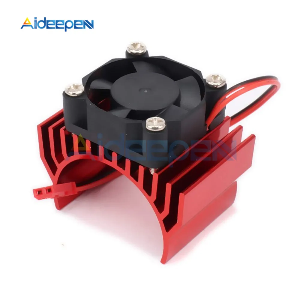 Red 540 550 радиатор двигателя крышка охлаждающий вентилятор радиатора для зубных щеток бесщеточный 540 550 3650 3660 3670 3674 Размеры мотор с JST разъем - Цвет: Red