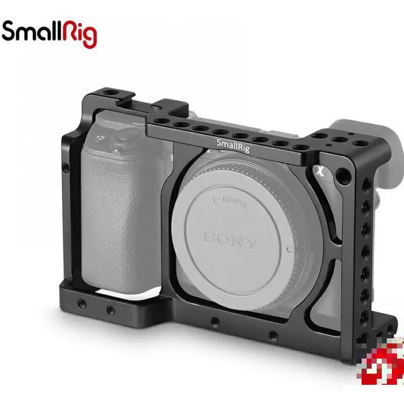 

Клетка SmallRig для цифровой зеркальной камеры Sony Alpha A6300/для Sony Alpha A6000/детской камеры с башмаком для микрофона и вспышсветильник