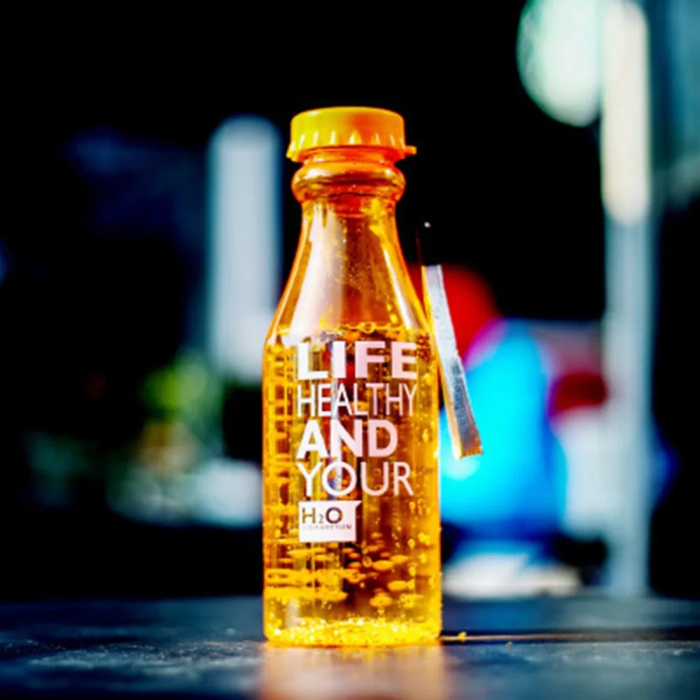 Небьющаяся бутылка для воды шейкер спорта и путешествий портативная герметичная