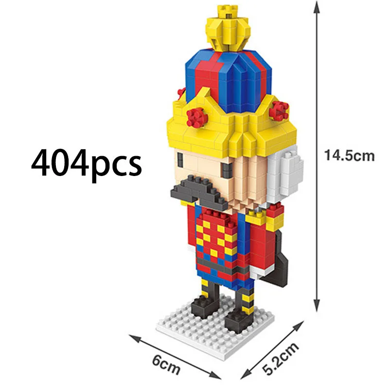 

10 Styles Cartoon Anime Soldier Micro Diamond Bricks 3D Model Toys Particle Building Blocks Puzzle DIY Educational Kids Gift