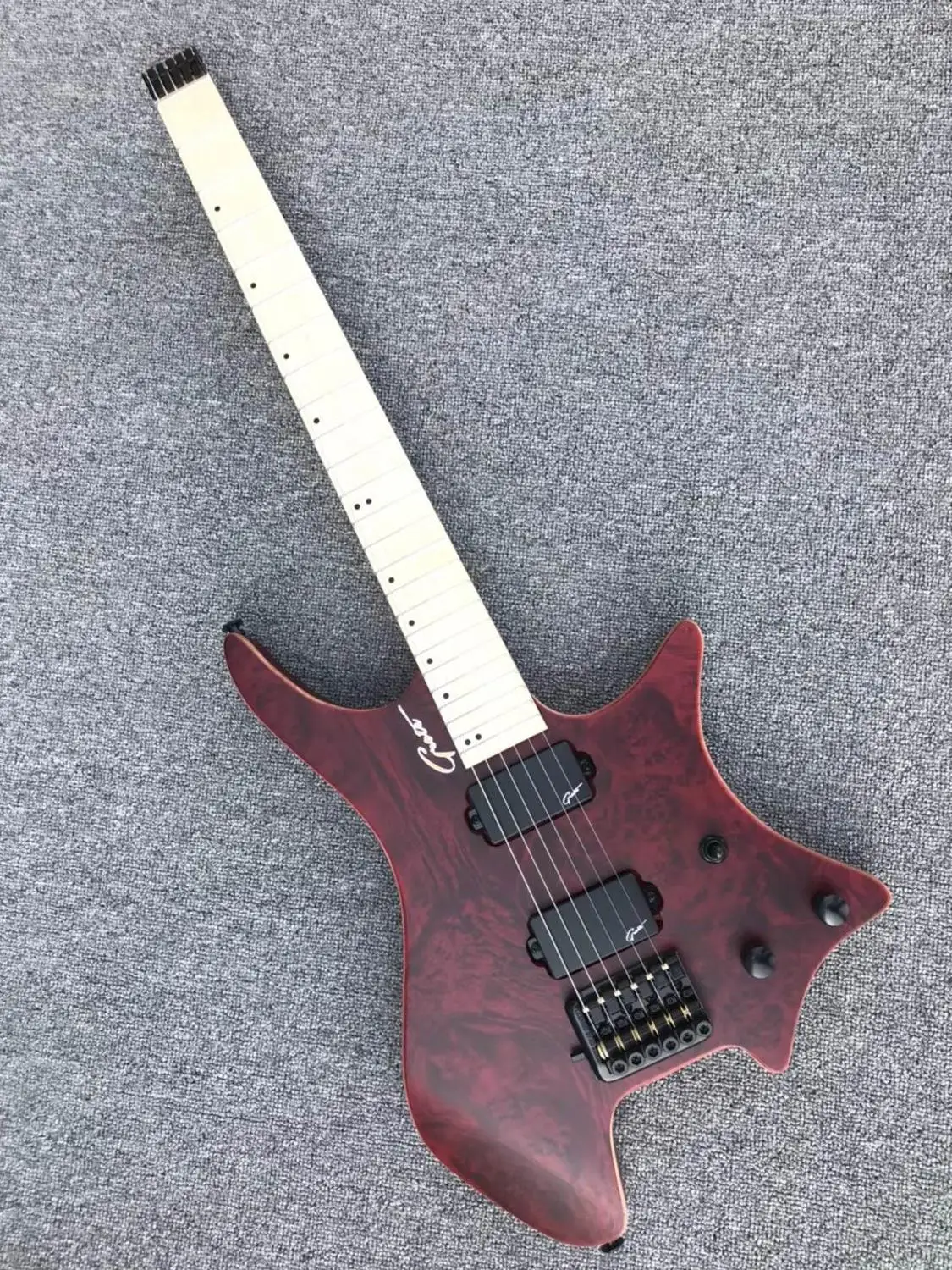 Бесплатная доставка электрическая гитара без головы профессиональный