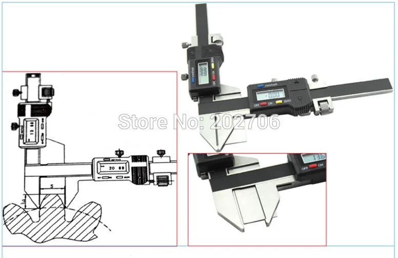 M1 25 цифровой Шестерни зуб штангенциркуль суппорт программное средство|caliper