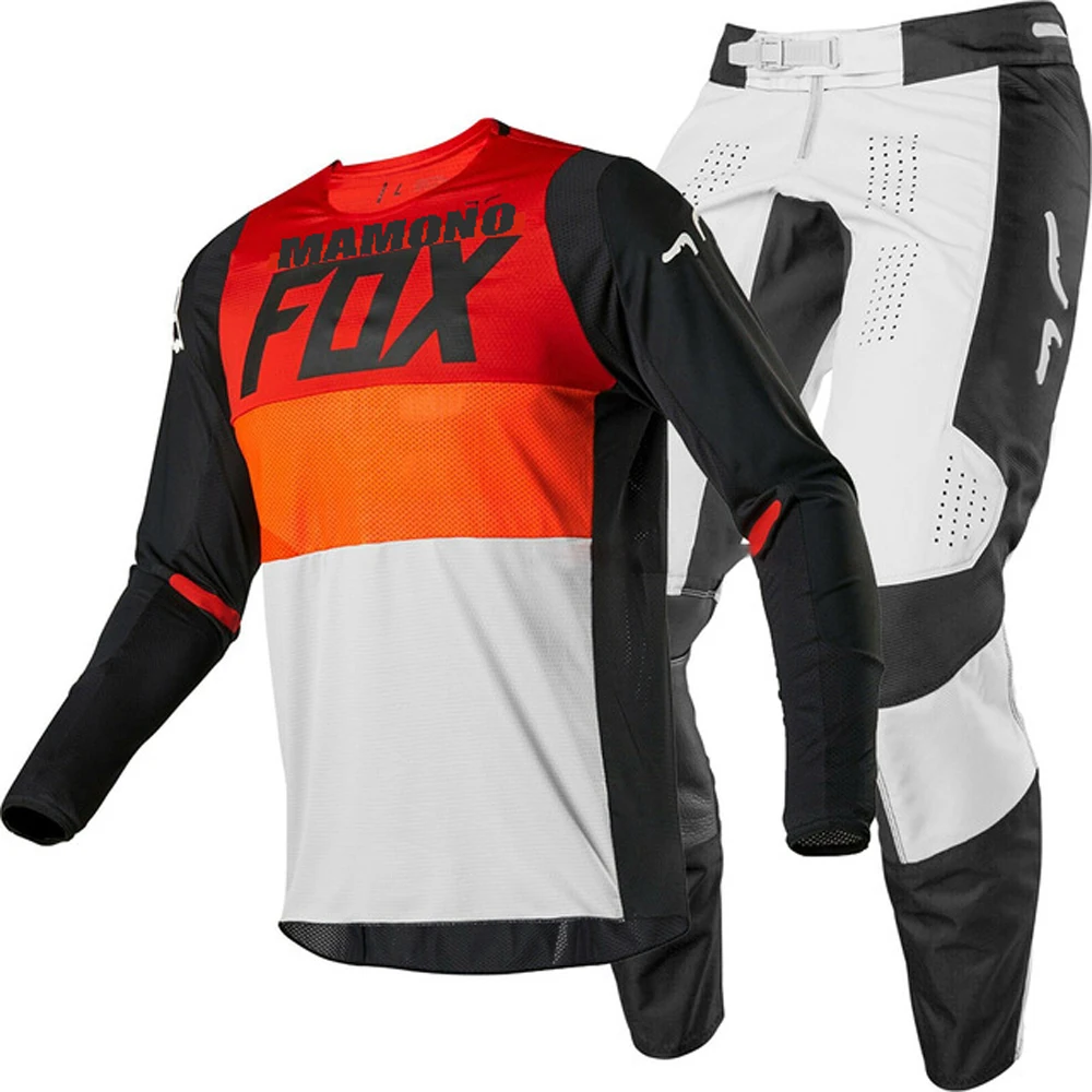 18010 Новинка, MAMONO FOX MX 180 Kila, серые трикотажные штаны для взрослых, набор для мотокросса, гоночного снаряжения, комбинированный квадроцикл, Байк, внедорожник - Цвет: 18010