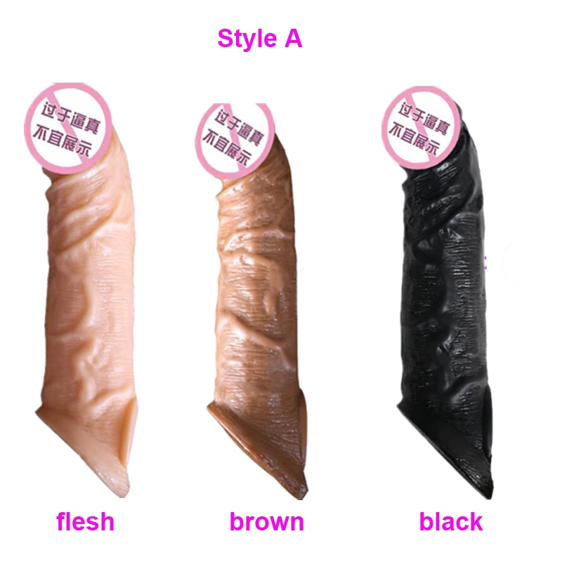 Многоразовые презервативы для увеличения мужского пениса интимные товары