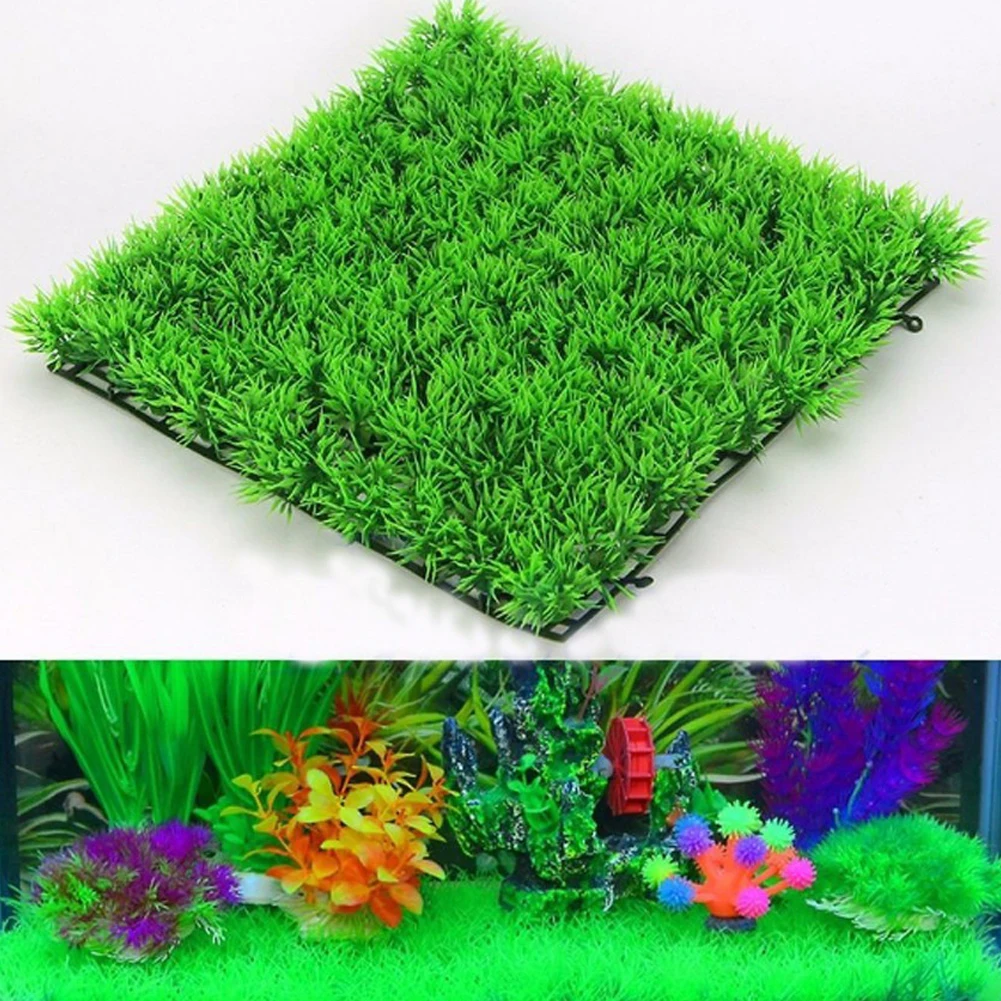 

Artificial Grass Mat Plastic Lawn Grass Indoor Outdoor Green Synthetic Turf Micro Landscape Ornament Aquarium Home Decoration