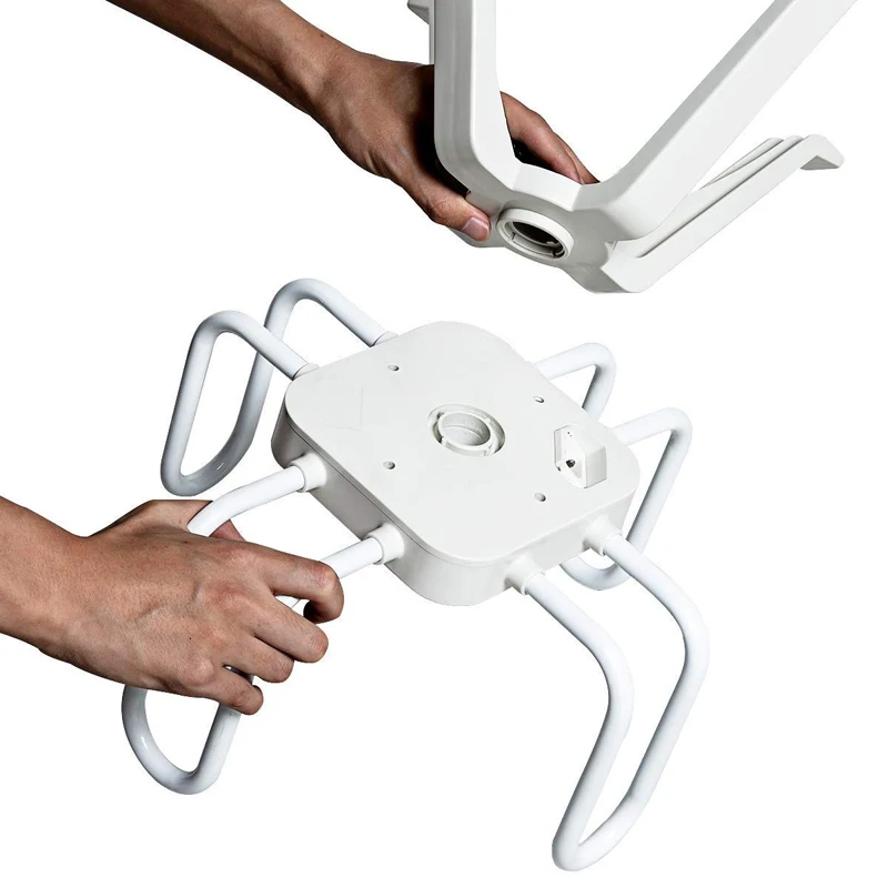 

COSTWAY 4 Hooks Portable shoe dryer Electric Stainless Steel Removes Damp Sweaty Smelly Perspiration Sections For Multiple Items