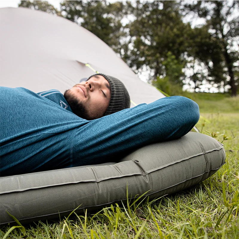 

Naturehike Camping Inflatable Mattress TPU Waterproof Wear Resistance Thickening Sleeping Pad Portable Air Mattress with Pillow