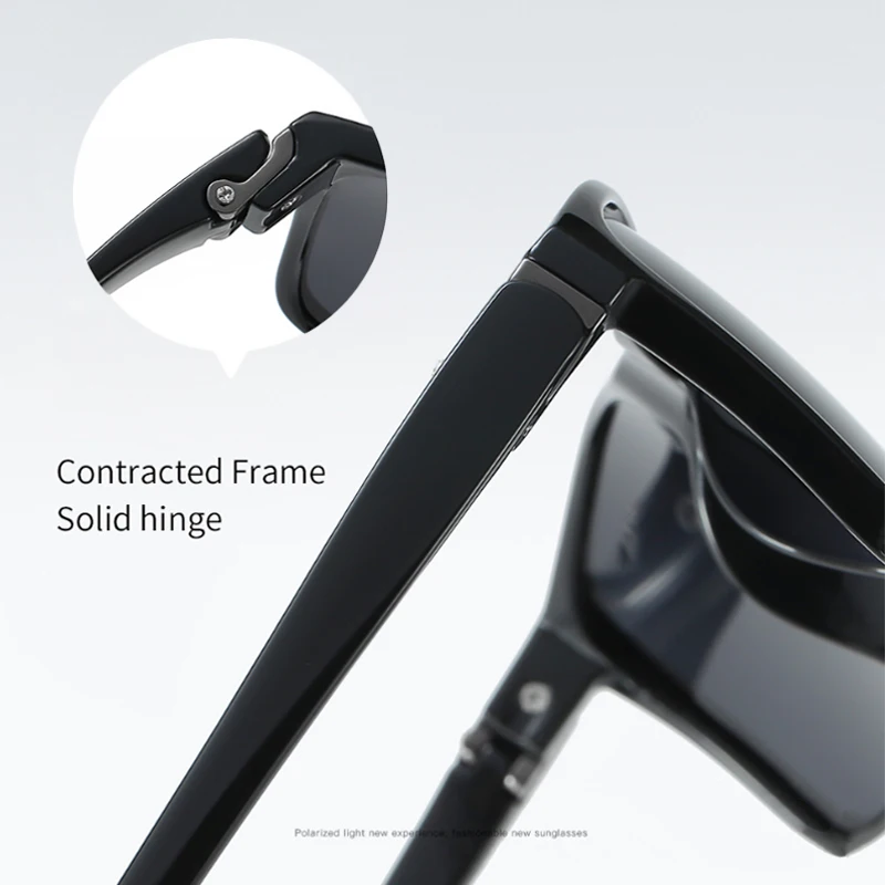 SIMPRECT 2021 квадратные поляризационные очки мужские солнечные модные винтажные