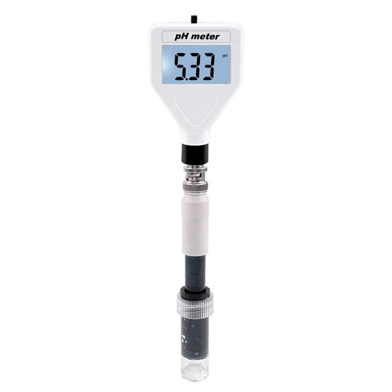 

Digital Skin PH Acidimeter,PH Meter Tester Replaceable Probe Backlight Water Quality Test For Meat Fruit Cosmetic