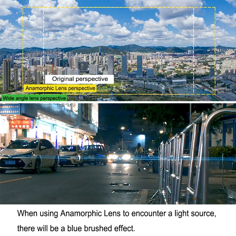 Широкоугольный объектив kase/анаморфный для DJI Mavic 2 Pro |