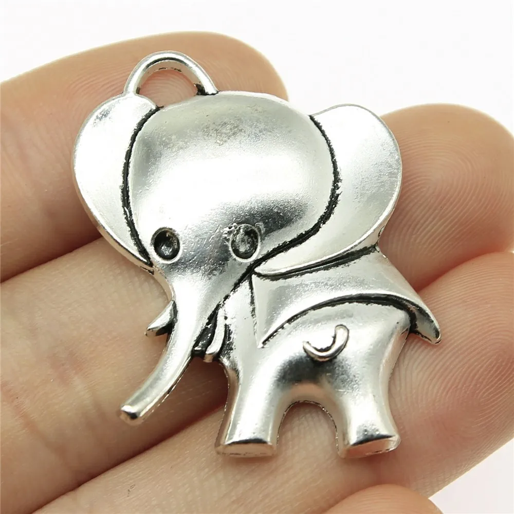

2pcs 37x31mm Elephant charms fashion jewelry