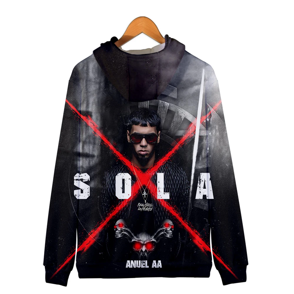 

Anuel AA Real Hasta la Muerte 3D Zipoer Hoodies Women/Men/Kids Casual Long Sleeve Winter Cool Hip Hop Hot Sale Streetwear Tops