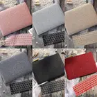 Чехол с блестками для MacBook Air Pro 13 дюймов 2020 A2338 A2337 2019 Air 11 13,3 дюйма, пластиковый жесткий чехол, защитный чехол для клавиатуры
