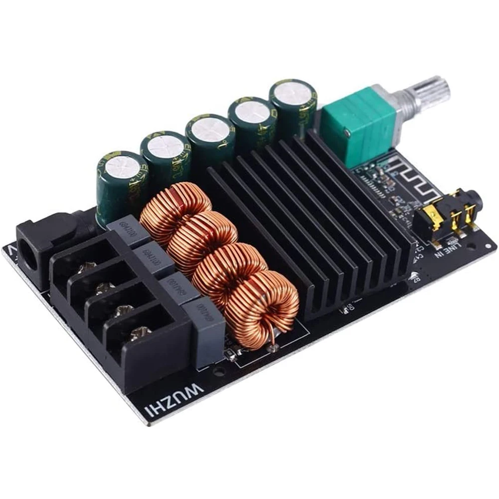 Bluetooth 5 0 беспроводной аудио цифровой усилитель мощности стерео плата 100 Вт * 2 с