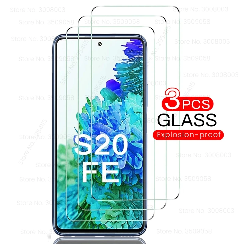 

3 шт. закаленное стекло для Samsung Galaxy S20FE S20 FE S 20 Faith A12 Защитные пленки для экрана Взрывозащищенная прозрачная защитная пленка HD 9H