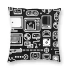 Ретро Gamer видеоигры Игровые приставки контроллеры декоративная наволочка для подушки украшения ностальгия чехол для подушки 40x40 см мультипликационным мотивом для дивана