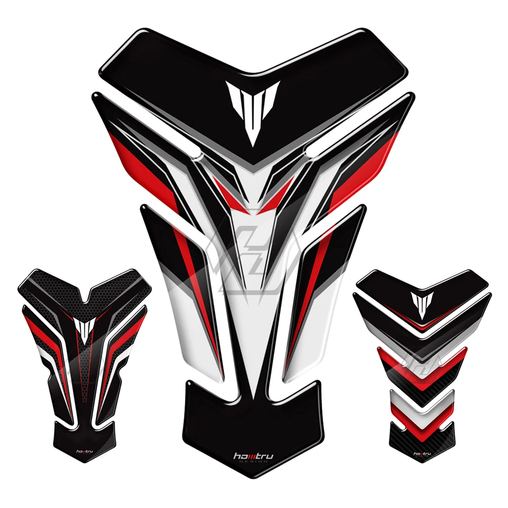 

3D Resin Motorcycle Tank Pad Protector for Yamaha MT01 MT03 MT07 MT10 MT15 Tankpad