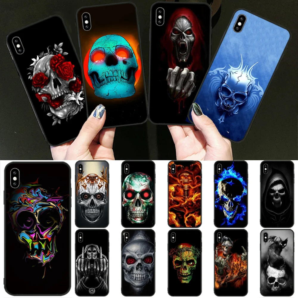 BaweiTE Grim Reaper Череп Скелет Новое поступление чехол для мобильного телефона iPhone 11 pro