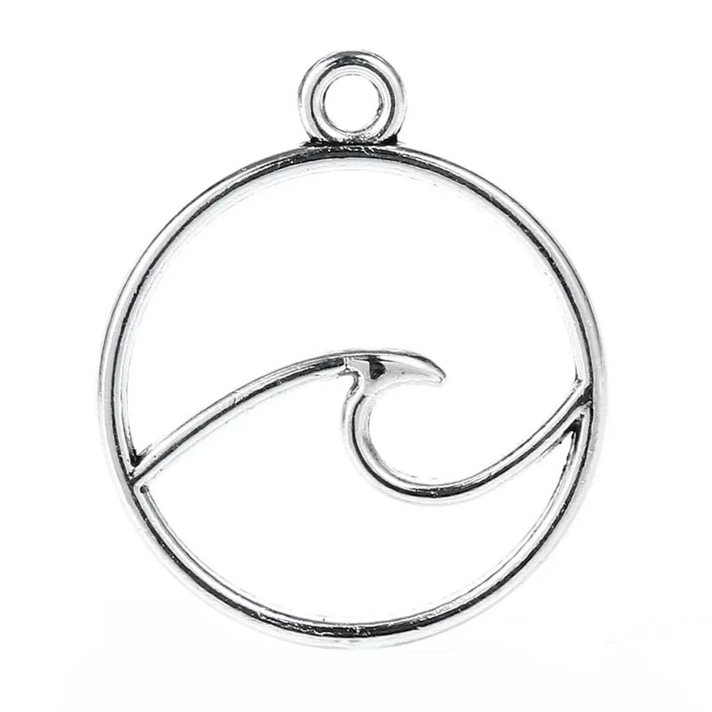 Подвески Yamily в античном стиле для изготовления ювелирных изделий круглые