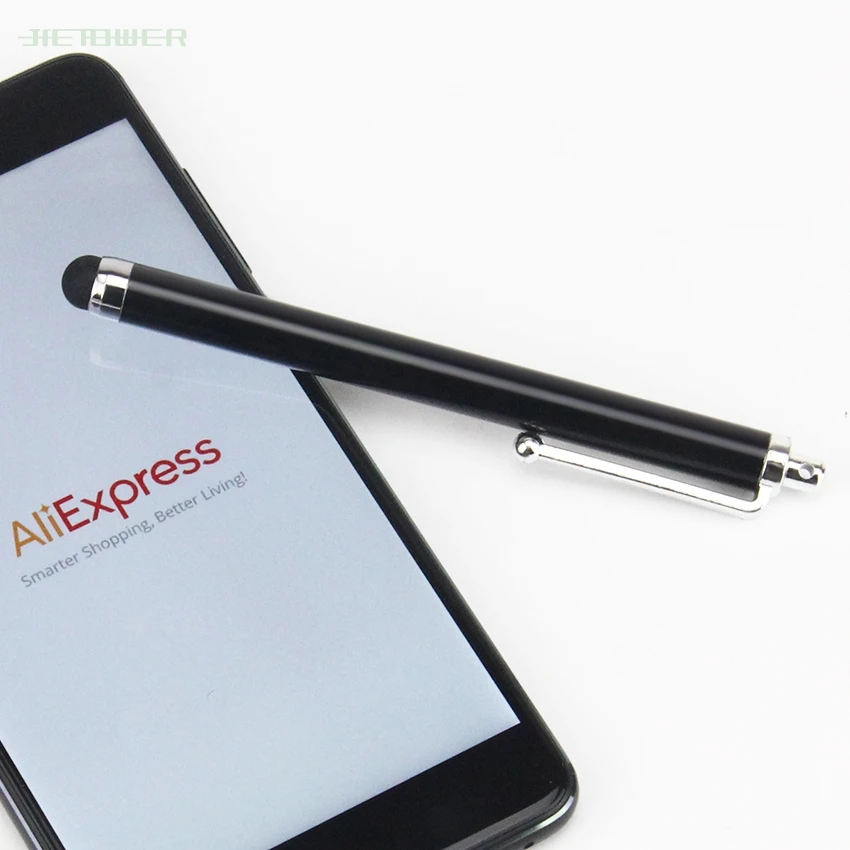 Kopen 1000 Stks/partij Nieuwe Universele 9.0HD Aluminium Touch Screen Stylus Pen Voor Iphone Ipad 3/2 Ipod Touch Smart Phone Tablet Pc Universele