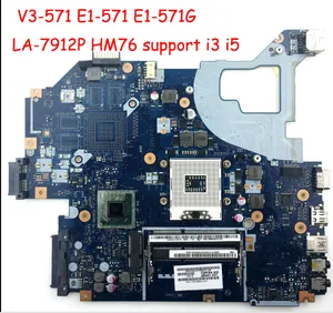 Q5WVH LA-7912P поддержка i3 i5 подходит для acer aspire E1-571G V3-571 V3-571G системная плата NBC0A11001 HM76 DDR3 работает идеально