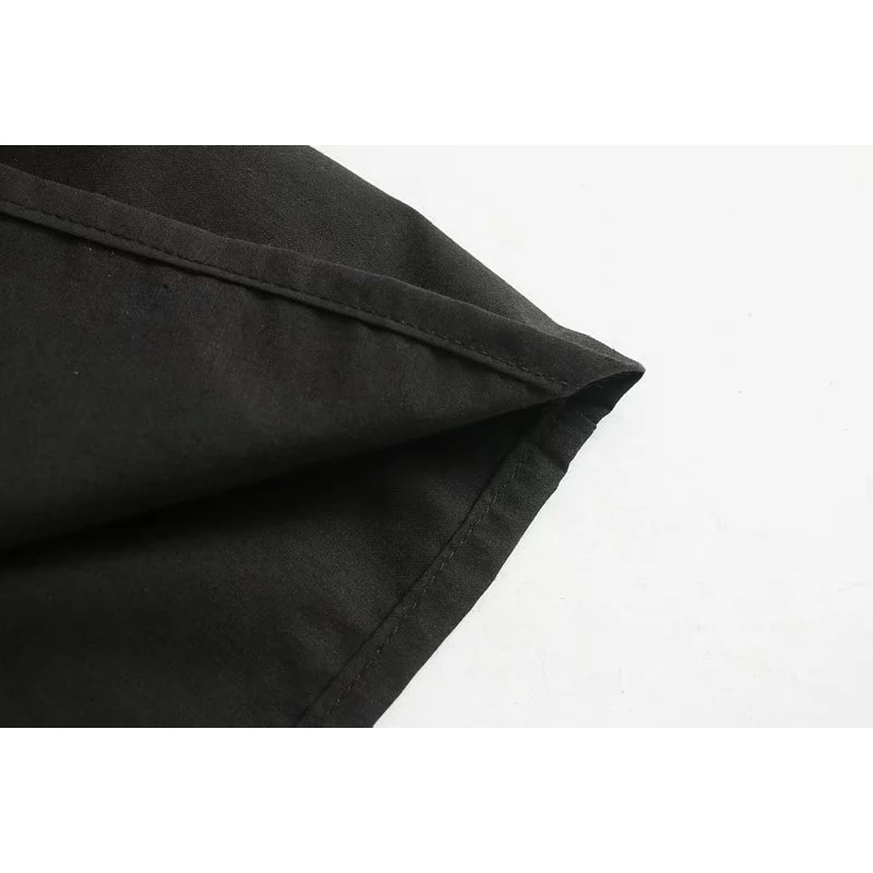 Женское платье с v образным вырезом za элегантная драпировка Черное мини вечерние