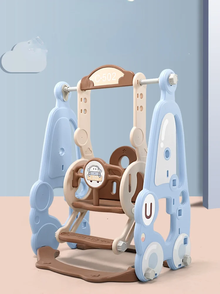 

GY Children's Indoor to Swing Glider Baby Household Outdoor Infant Cradle Slide Swing Kindergarten Toys