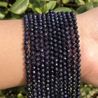 Натуральный голубой песок камень 234 мм граненые минеральные свободные бусины для самостоятельного изготовления ювелирных изделий Рождественский подарок браслеты 15 дюймов крошечный камень