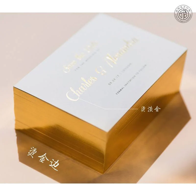 Индивидуальная Высококачественная визитная карточка из Пномпеня горячее золото