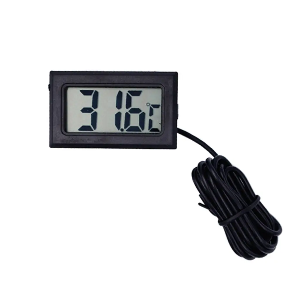 digital lcd display thermostat electronic thermometer aquarium refrigerator water temperature gauge with waterproof probe sale free global shipping