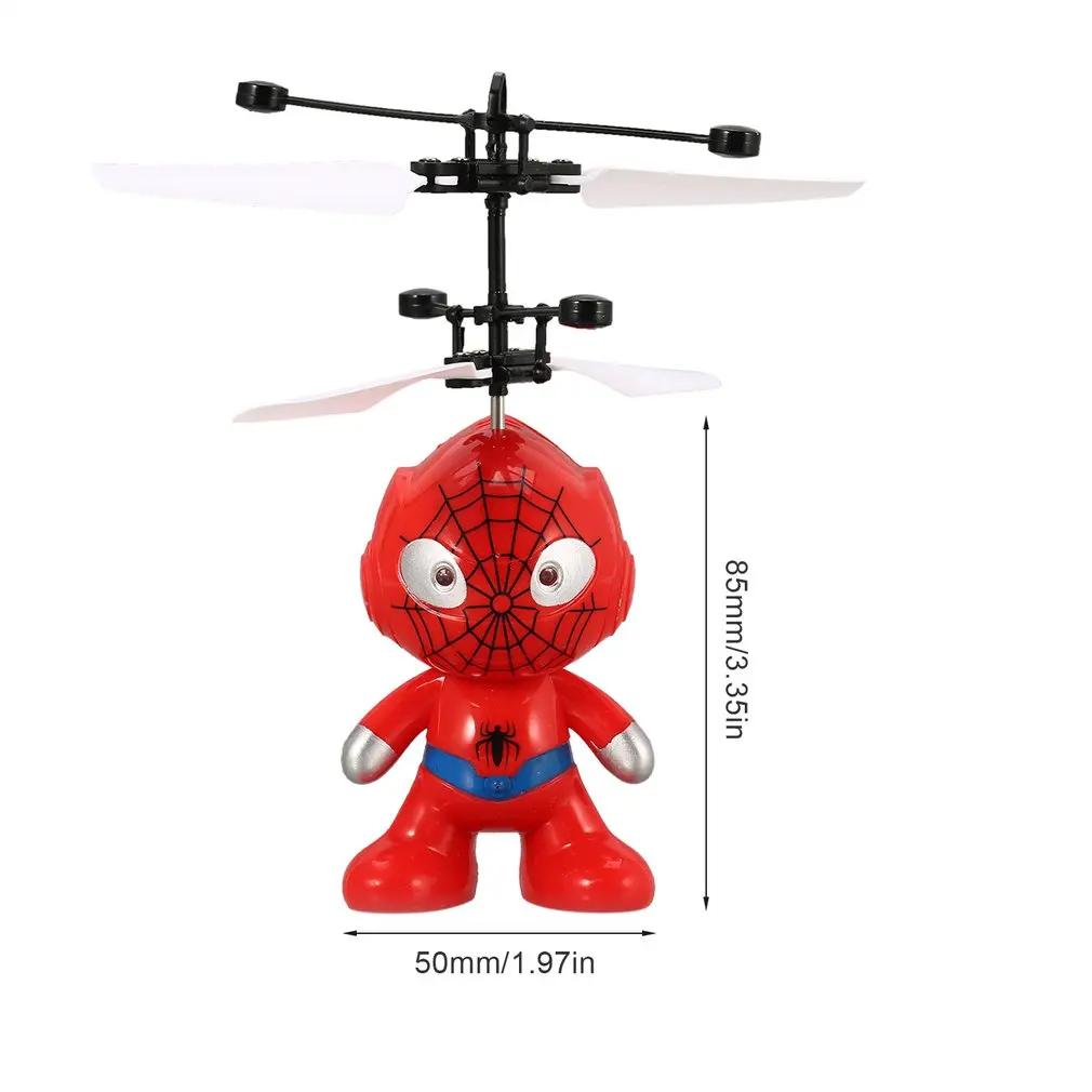 Rc Astronaut Aircraft Drone Airplane Remote Control Toy Flying Mini RC Infraed Induction Aircraft Flashing Light Toys for Kid