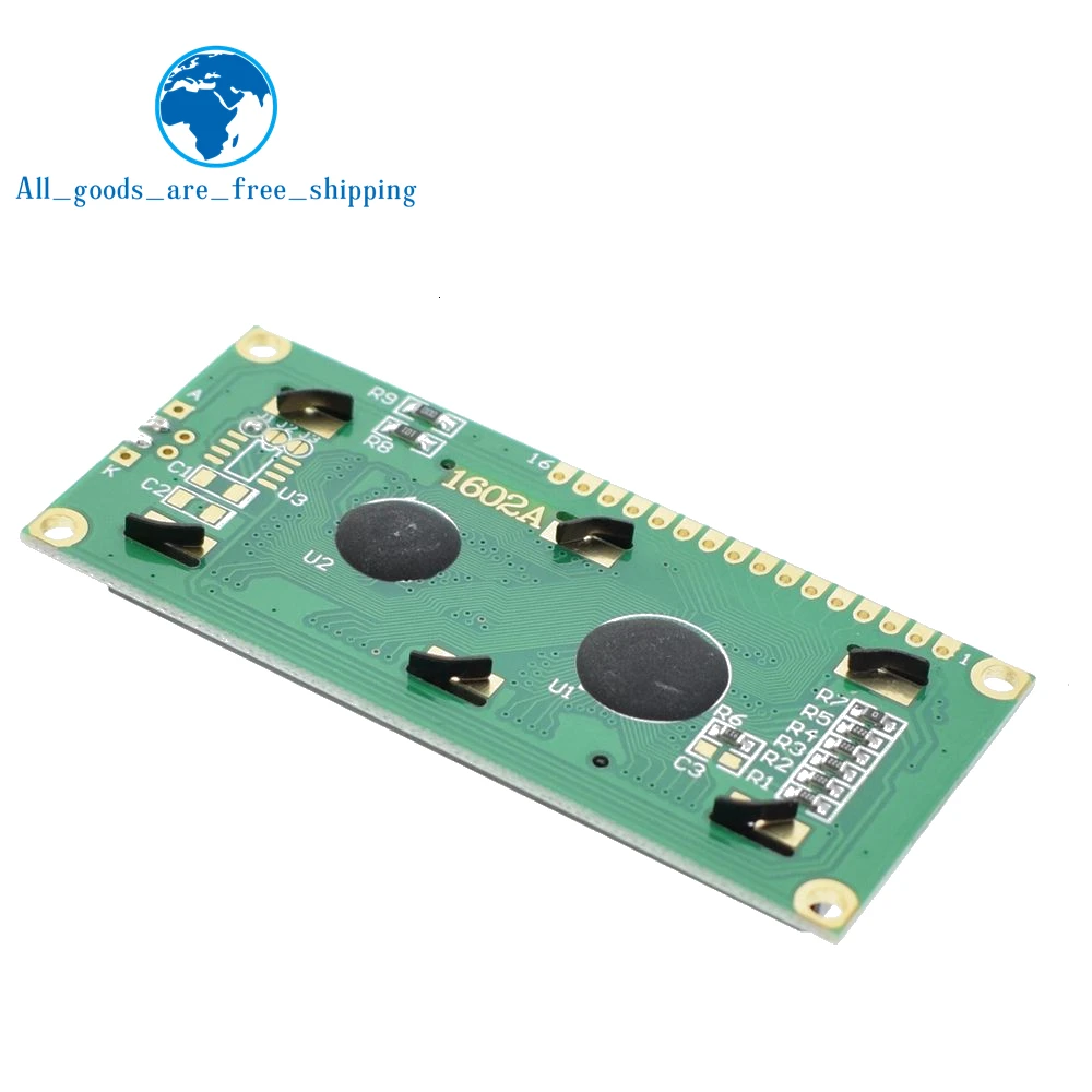 TZT lcd 1602 1602 Модуль синий зеленый экран 16x2 символ ЖК-дисплей модуль HD44780 контроллер синий черный свет