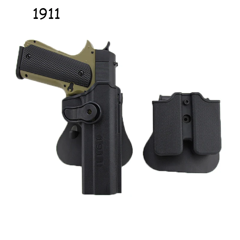 IMI тактическая охотничья страйкбольная кобура для Glock 17 19 Colt 1911 M9 M92 боевой военный чехол для пистолета с сумкой для журналов