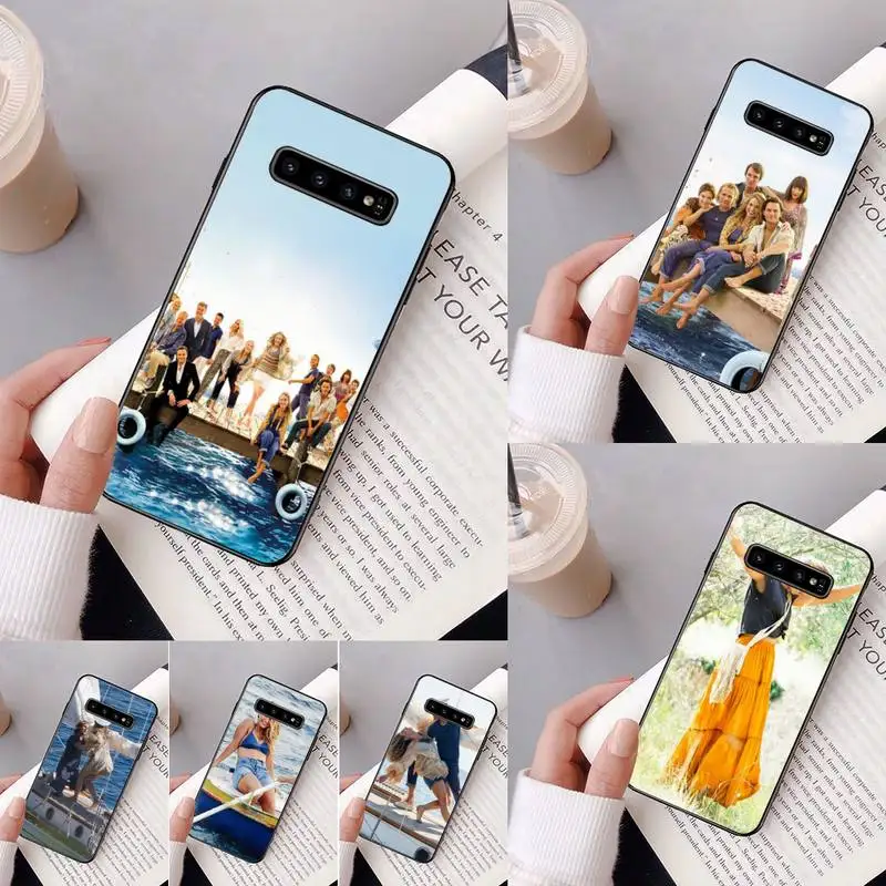Мягкий черный Чехол Yinuoda мама Mia для телефона Samsung Galaxy A50 A30 A71 A40 S10E A60 A50s A30s Note 8 9 S10 Plus