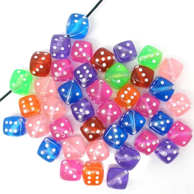 DoreenBeads акриловая жвачка случайные бусины прозрачные для самостоятельного