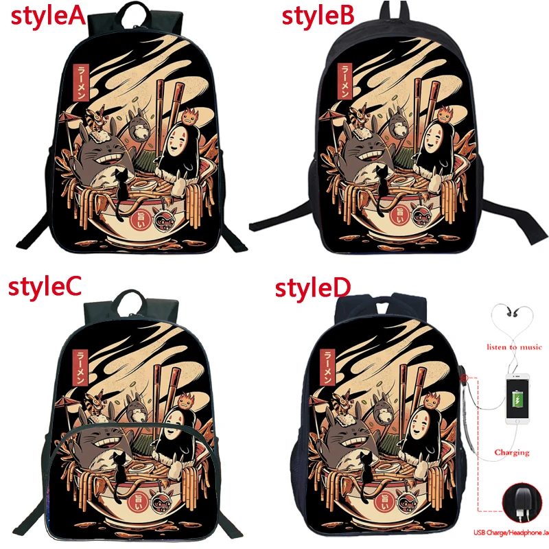 Рюкзак Тоторо для мальчиков и девочек милый школьный ранец без лица учеников