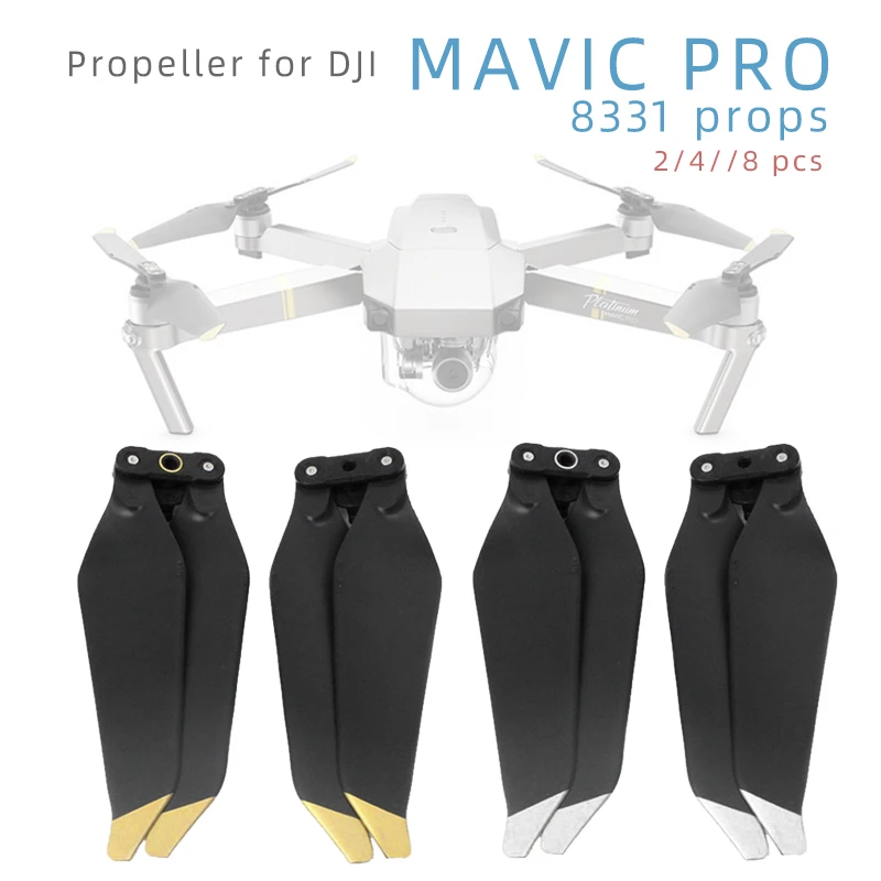 2/4/8 шт. 8331 пропеллеры для DJI Mavic Pro Platinum plate Drone быстросъемный складной диск запасные