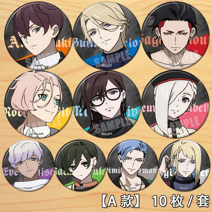 Аниме Визуальный значок из тюрьмы булавка аксессуары для косплея брошь Robin