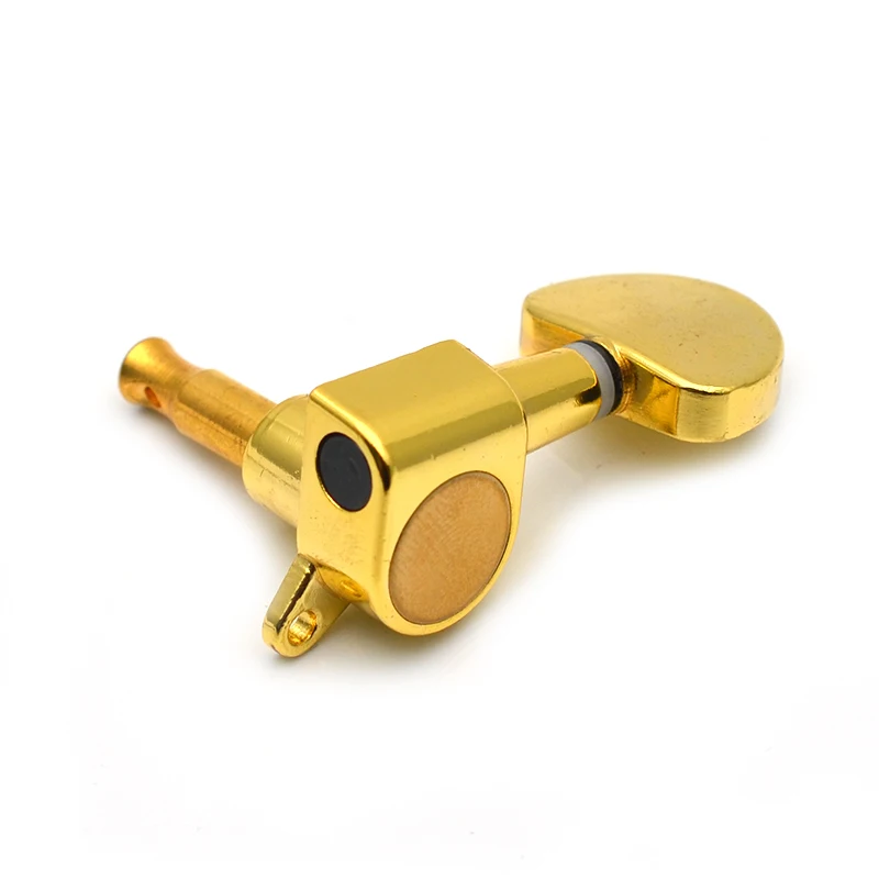 6 teilelose chrom schwarz gold grover stil gitarre string tuning pegs schlüssel tuner mechaniken für akustische elektrische gitarre free gl