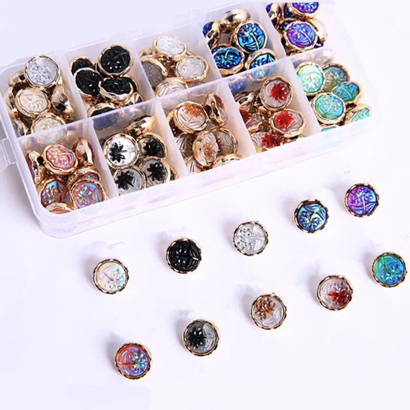 100 шт. декоративные круглые пуговицы для свитера кардигана|Пуговицы| |