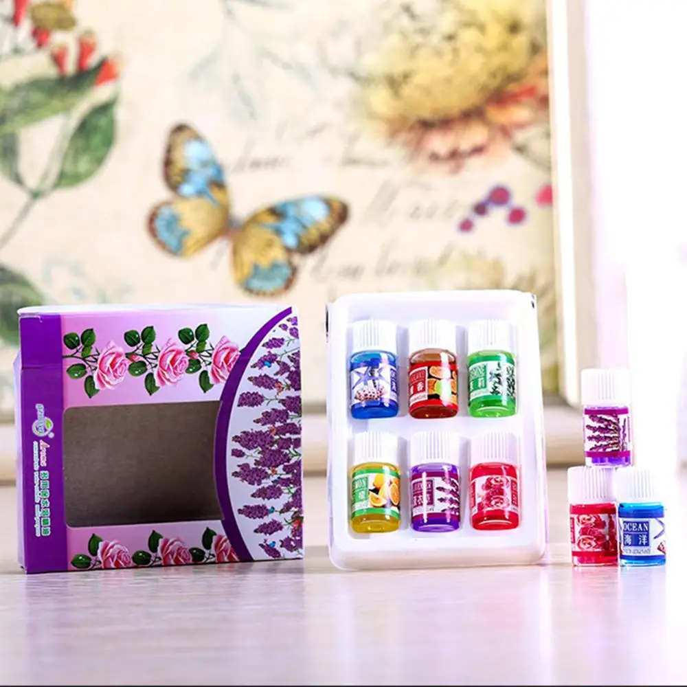 6 шт./компл. Лавандовое розовое море сандаловое дерево Жасмин лимон уход эфирные