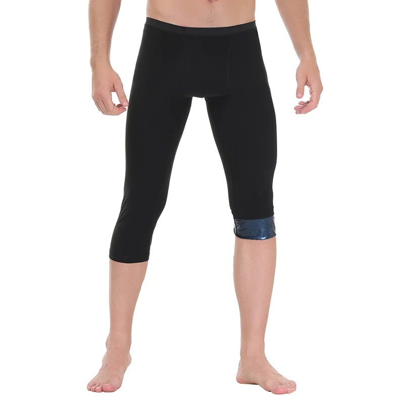 

Men Sauna Pants for Weight Loss Hot Thermo Sweat Capri Fitness Workout Body Shaper Slimming Tights Sports Leggings Corset Girdle