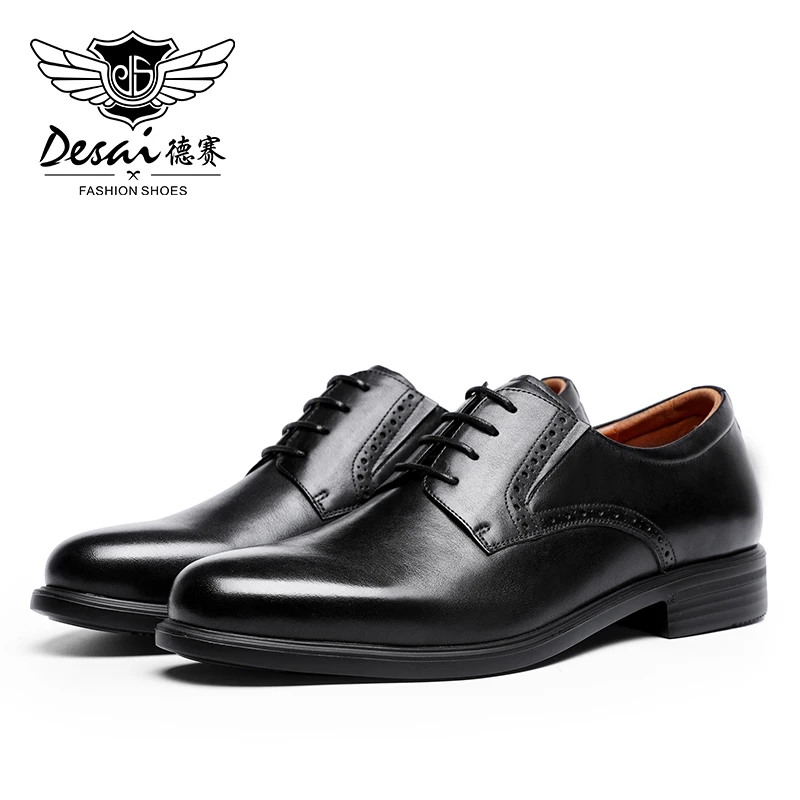 DESAI/Мужская обувь Мужские модельные туфли из натуральной кожи Свадебная для