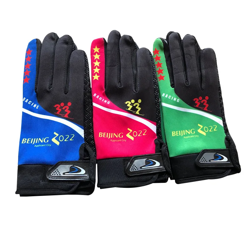 

2021 Outdoor men's and women's sports anti-skid fitness all refers to bicycle riding sun protection touch down gloves wholesale