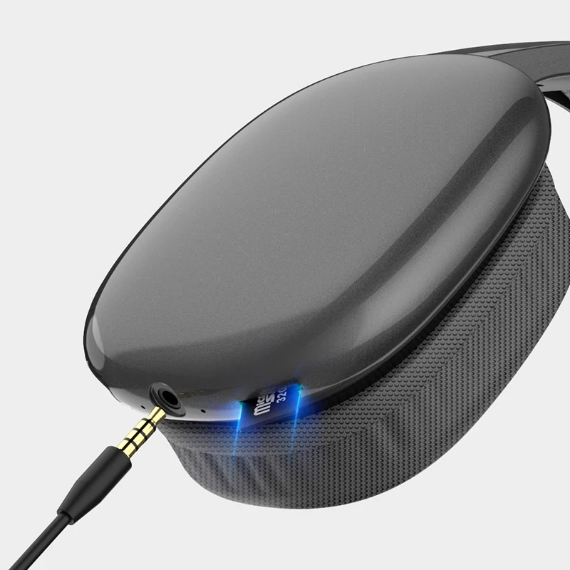 Фото Наушники PG02, Bluetooth-гарнитура с шумоподавлением, Беспроводные Hi-Fi стереонаушники, складные наушники с микрофоном №3