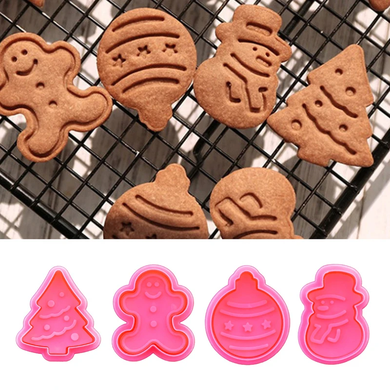 вырубки для пряников Рождественские Формы печенья набор имбиря формочки