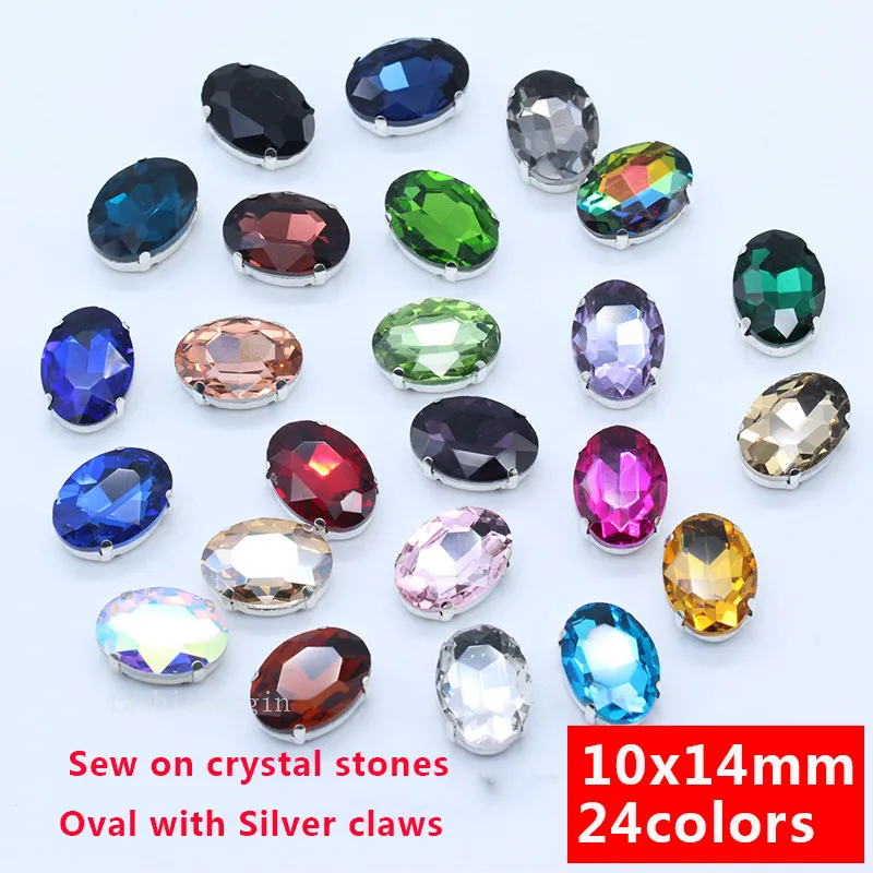 Овальные шарики для изготовления ювелирных изделий из хрустального стекла